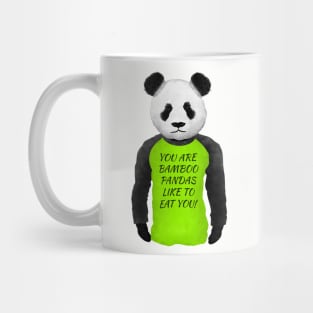 Funny Panda Warning Mug